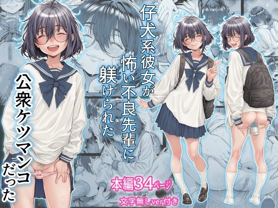 仔犬系彼女は怖い不良先輩に躾けられた公衆ケツマンコだったの表紙画像｜三乳亭