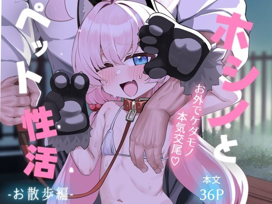 ホシノとペット性活-お散歩編-の表紙画像｜もちもちわんこ堂