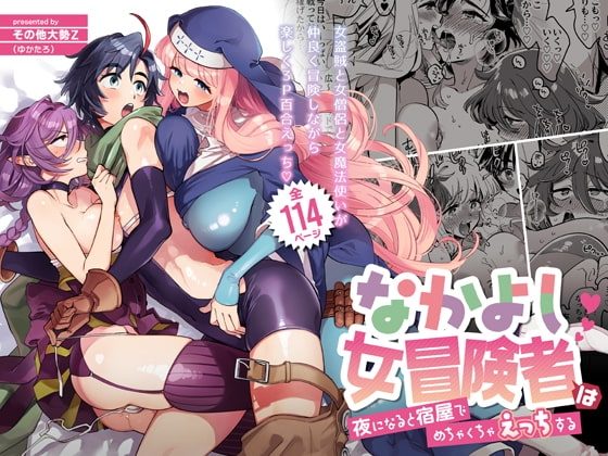 なかよし女冒険者は夜になると宿屋でめちゃくちゃえっちするの表紙画像｜その他大勢Z